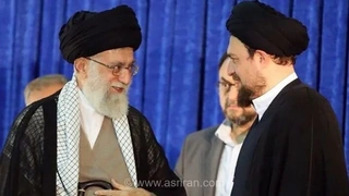 ایرنا: سید حسن خمینی در تشییع امروز حضور داشته است