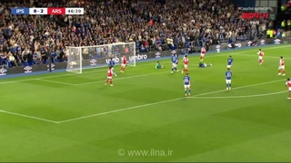 گلزنی دومن؛ آرسنال 3 - ایپسویچ 0