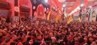 وداع عراقی‌ها با رهبر شهید در حرم امام حسین (ع)