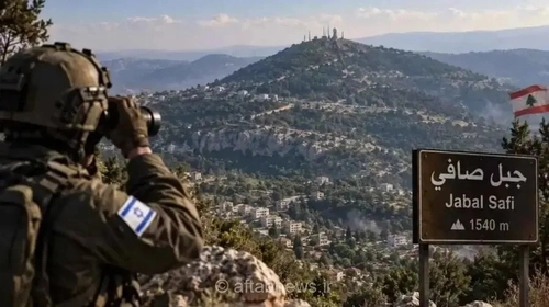 شناسایی مواضع جدید حزب‌الله توسط اسرائیل؛ تمرکز بر جبل صافی در جنوب لبنان