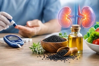 تاثیر سیاه‌دانه بر بیماران دیابتی مبتلا به مشکلات کلیوی