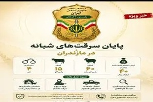 انهدام باند حرفه‌ای سارقان احشام در مازندران؛ ۴ عضو این شبکه مخوف توسط پلیس آگاهی دستگیر شدند