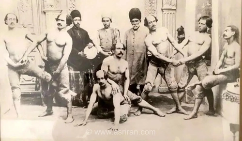 تصویری کمتر دیده شده از پهلوان ابراهیم یزدی؛ غول قدرتمند دوران ناصرالدین‌شاه که پهلوان اول تهران بود