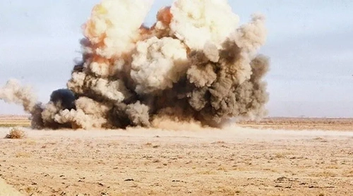 انهدام مهمات عمل نکرده در شرق هرمزگان