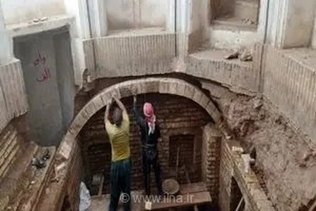 آغاز عملیات مرمت و استحکام‌بخشی خانه تاریخی امامزاده‌ای یزد برای حفظ اصالت معماری دوره قاجار