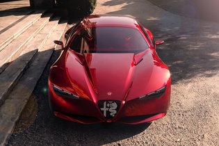 آلفا رومئو Cuorerosso: پیش‌نمایشی از آینده برند با موتور V6 توربوی دوقلو