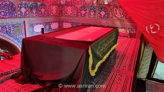 تصاویری از آماده‌سازی جایگاه پیکر مطهر رهبر شهید انقلاب در مسجد جمکران