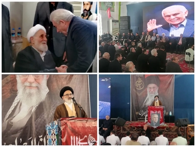 آیین بزرگداشت احمد ناطق نوری با حضور مسئولان و مردم در نور برگزار شد