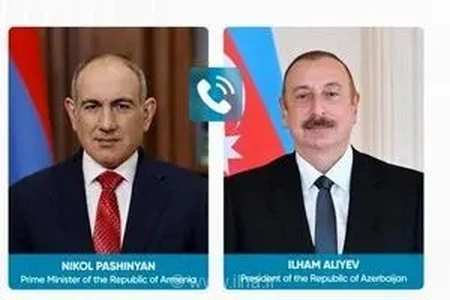 تماس تلفنی نخست وزیر ارمنستان با رئیس جمهور آذربایجان