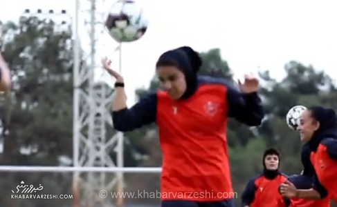 تمرینات فرشته کریمی در پرسپولیس؛ نگاهی به ستاره فوتسال