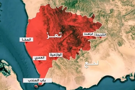 حملات هوایی عربستان به تعز و عمران