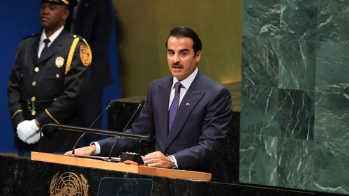 امیر قطر خواستار دیپلماسی و عدم معامله بر سر تنگه هرمز شد