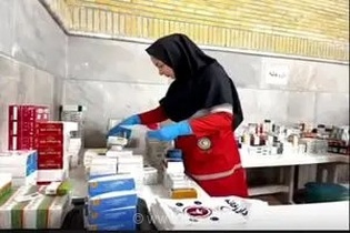 خدمات درمانی شبانه‌روزی هلال احمر در عمود ۱۰۸۰؛ تضمین سلامت زائران اربعین حسینی