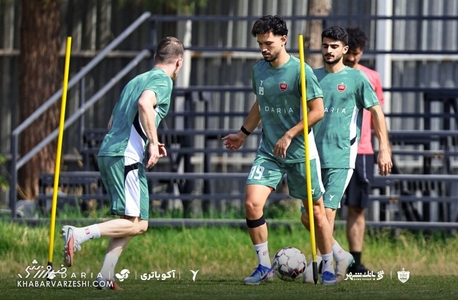 بازگشت دانیال ایری به تمرینات پرسپولیس پس از مصدومیت