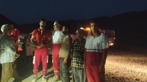 پیدا شدن فرد گمشده در کوهستان نهبندان پس از یک ساعت جستجو