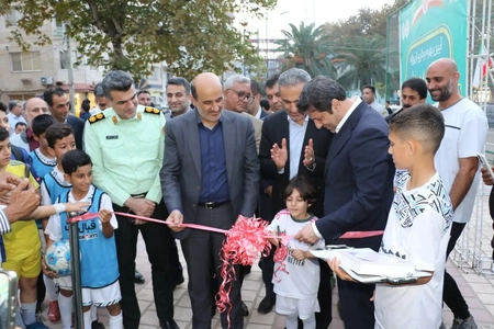 بهسازی پارک رفتگر لاهیجان و افتتاح مجموعه ورزشی چندمنظوره