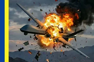 انهدام پهپاد اوربیتر بر فراز تنگه هرمز توسط پدافند هوایی ارتش