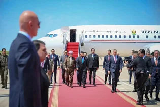 رئیس جمهور سوریه از نخست وزیر عراق استقبال کرد