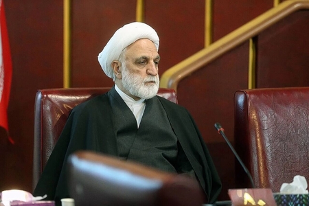 حضور رئیس قوه قضائیه در مراسم تشییع آیت‌الله شبیری زنجانی