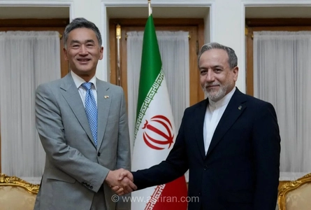 وداع سفیر ژاپن با عراقچی در پایان ماموریت دیپلماتیک