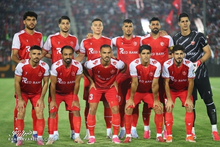 ترکیب اصلی پرسپولیس در بازی فولاد