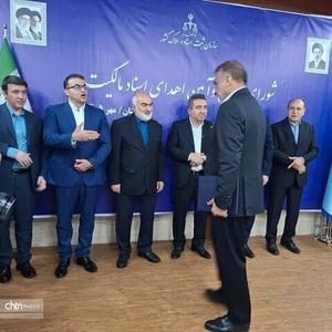 سند مالکیت محوطه باستانی بیت‌مشحوط به اداره‌کل میراث‌فرهنگی خوزستان اهدا شد