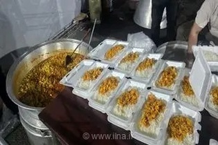 طبخ و توزیع مداوم غذای گرم و میان‌وعده در موکب جنت‌الحسین(ع) شهرداری تبریز