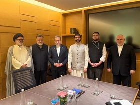 دیدار وزیر امور خارجه با علما و شخصیت‌های دینی هند در حاشیه بریکس