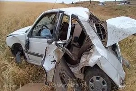 تصادف مرگبار خودروی پژو پارس در محور شهیدآباد آوج جان نوجوان ۱۵ ساله را گرفت