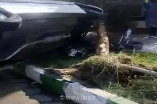مرگ تلخ کارگر فضای سبز شهرداری زاهدان در پی تصادف رانندگی در خیابان دانشگاه