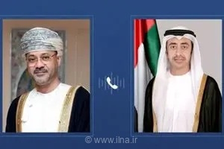 رایزنی تلفنی وزرای خارجه امارات و عمان پیرامون تحولات منطقه و تقویت ثبات و امنیت پایدار در خاورمیانه