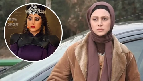 گریم متفاوت آزاده صمدی در کنسرت‌نمایش «سیاوش»