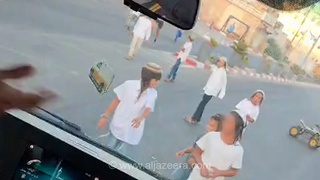 حمله کودکان شهرک‌نشین اسرائیلی به آمبولانس در کرانه باختری اشغالی
