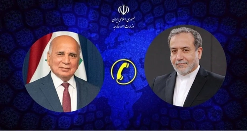 گفت‌وگوی تلفنی عراقچی و وزیر خارجه عراق درباره روابط دوجانبه و یمن