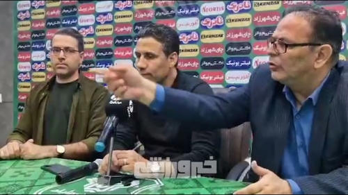 درگیری در کنفرانس خبری مهدی تارتار؛ واکنش تند مسئول روابط عمومی