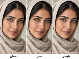 چه رنگ چشمی به پوست گندمی و سبزه می‌آید؟ راهنمای انتخاب رنگ چشم