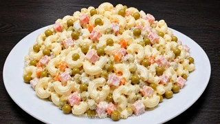 آموزش سریع و آسان طرز تهیه سالاد ماکارونی رستورانی با مواد اولیه ساده در خانه برای پذیرایی از مهمانان