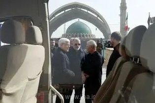 بازدیدمعاون اول رئیس‌جمهور با همراهی معتمدیان از روند آماده‌سازی مصلی تهران