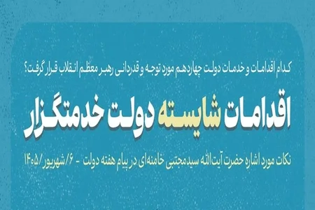 تمجید رسانه رهبر انقلاب از اقدامات دولت چهاردهم