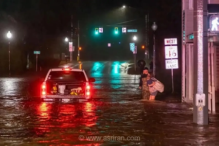 سیل مرگبار در ایندیانا؛ بدترین سیل ۳۰ سال گذشته جان‌ها را گرفت