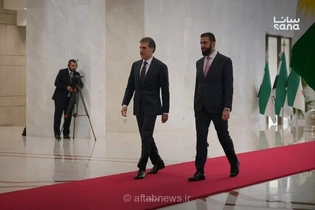 دیدار مهم در دمشق؛ رایزنی رئیس موقت سوریه با نیچروان بارزانی برای تقویت همکاری‌های اقتصادی و منطقه‌ای