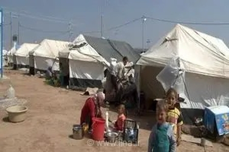 آتش‌سوزی گسترده در اردوگاه آوارگان شاریا در دهوک عراق