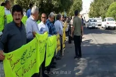 تجمع اعتراضی بازنشستگان تامین اجتماعی در شهرهای اهواز، شوش، هفت‌تپه و رشت