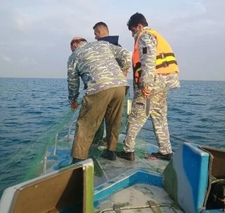 کشف و ضبط ادوات صید غیرمجاز در مازندران