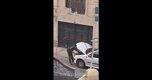 تصاویر تکان‌دهنده از سرقت لوازم گران‌قیمت پژو ۲۰۶ در پایتخت؛ سارقان در ساعات اولیه صبح دست به کار شدند