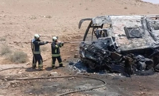 فاجعه خونین در جاده‌های سوریه؛ برخورد مرگبار دو اتوبوس مسافربری جان ۳۵ نفر را گرفت