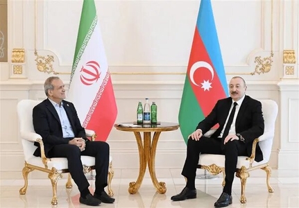 دیدار رئیس‌جمهور ایران و الهام علی‌اف در ترکمنستان
