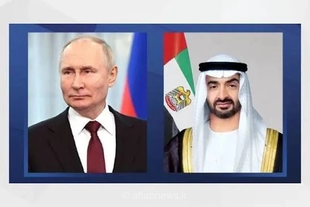 پوتین و محمد بن زاید درباره اوضاع منطقه گفت‌وگو کردند