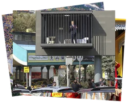 در قاب تصاویر: ترامپ در قفس و تظاهرات دانشجویان صرب؛ عکس‌های روز – چهارشنبه
