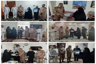 دیدار جانشین نیروی دریایی ارتش با خانواده شهدای گلستان؛ تجلیل از پرچمداران فرهنگ ایثار و مقاومت در کشور